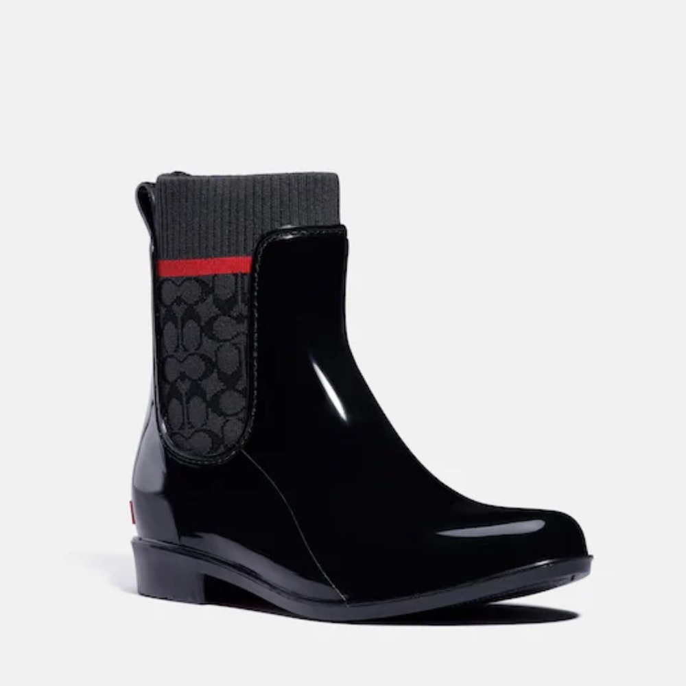 Coach rain boots